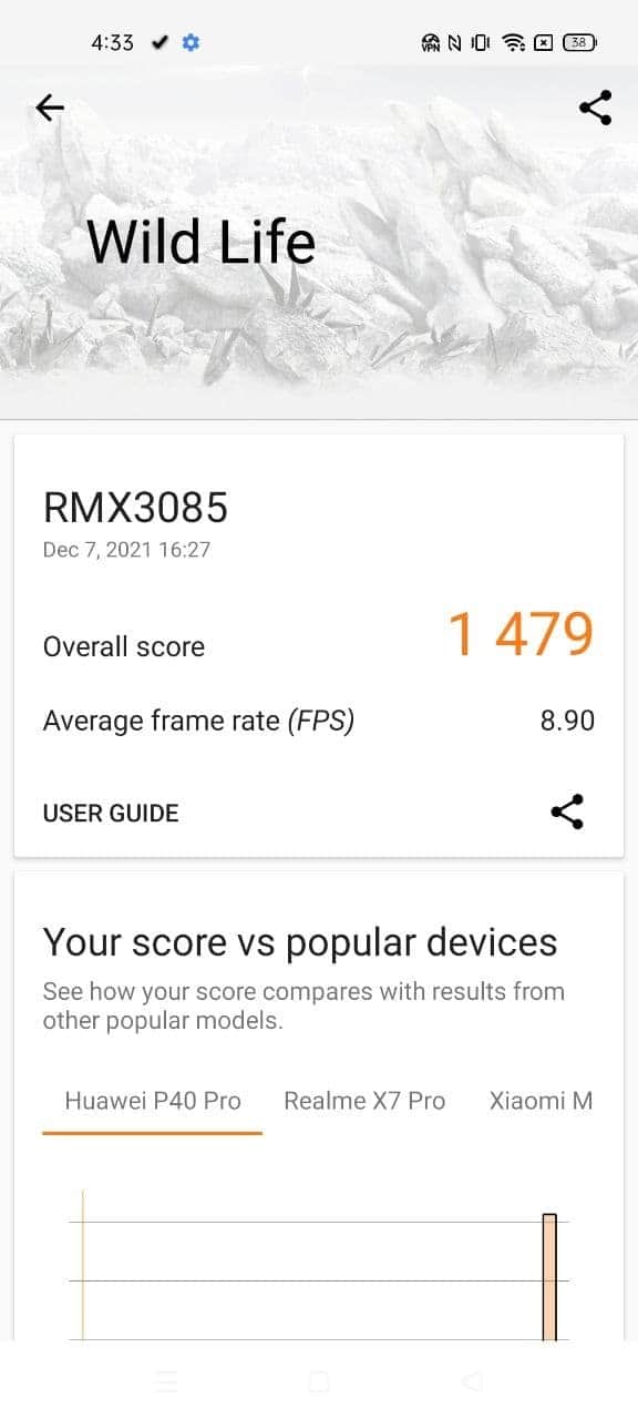 PCmark realme 8